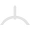 Ekena Millwork Archdale Architectural Grade PVC Gable Bracket, 72"W x 48"H x 2"D x 6"F, 16/12 Pitch GBP072X48X0206ARC00 - alternate 3